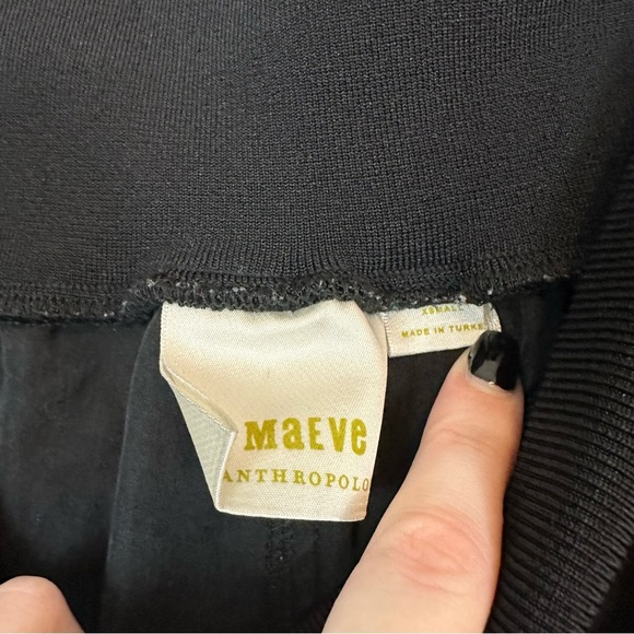 Maeve Anthropologie | Black Jogger Pants Size XS Women's - Picture 4 of 7